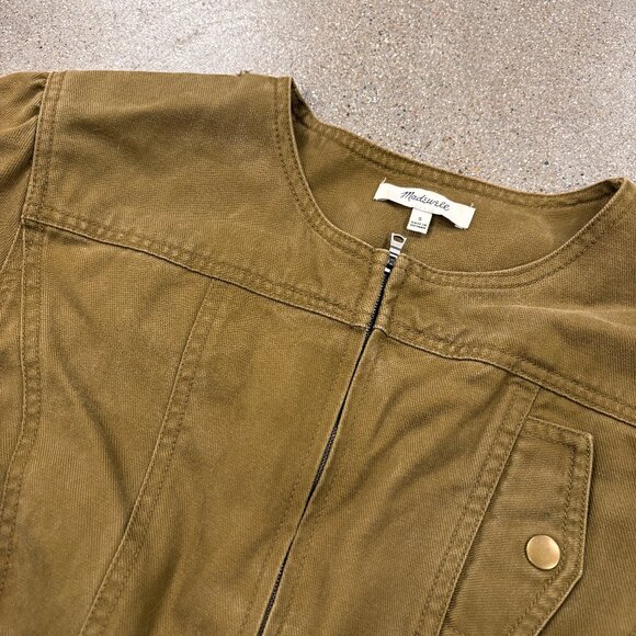 Madewell Tapered-Leg Jumpsuit in Golden Spinach - Picture 7 of 12